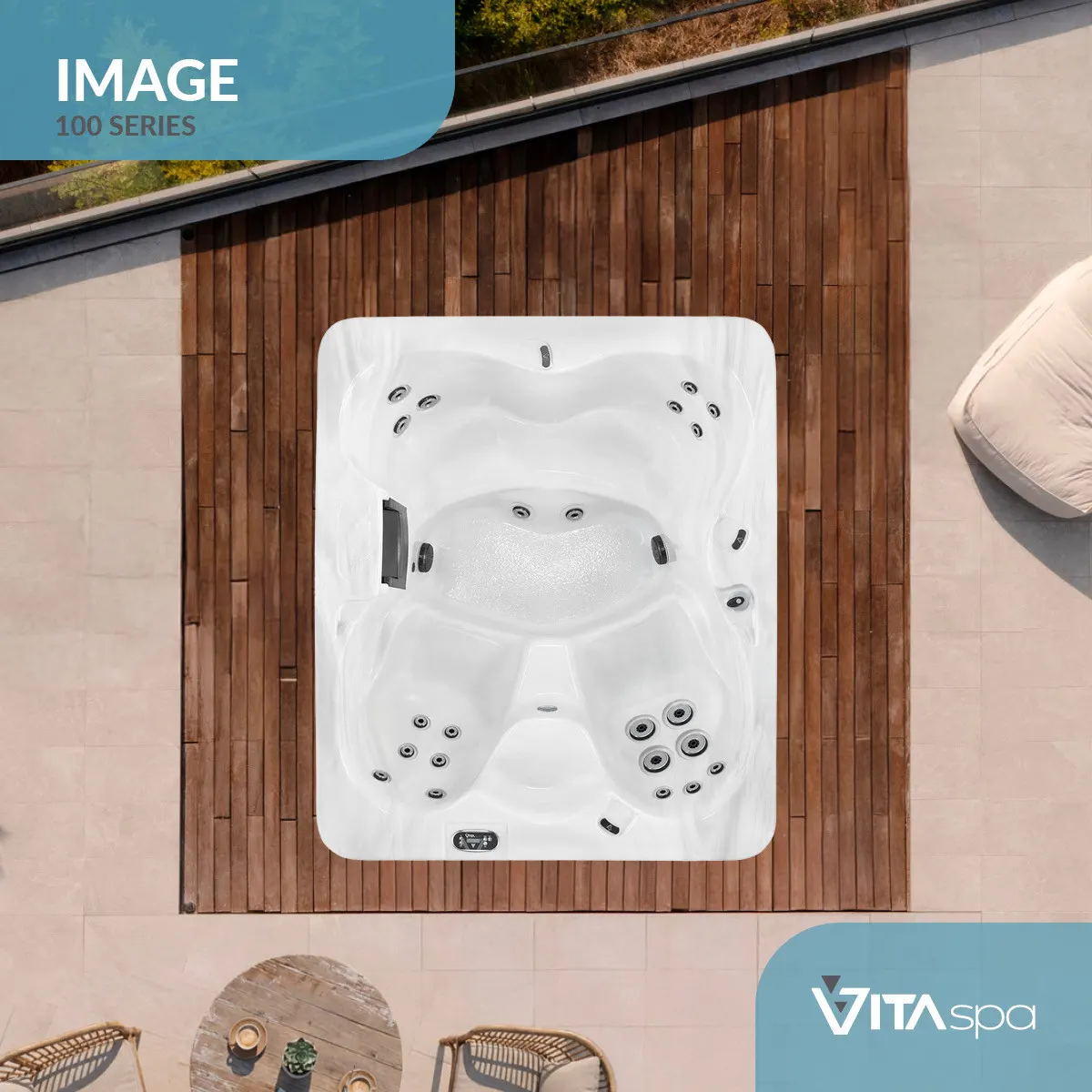 Vita Spa Image hot tub from above Aquafun Sheffield