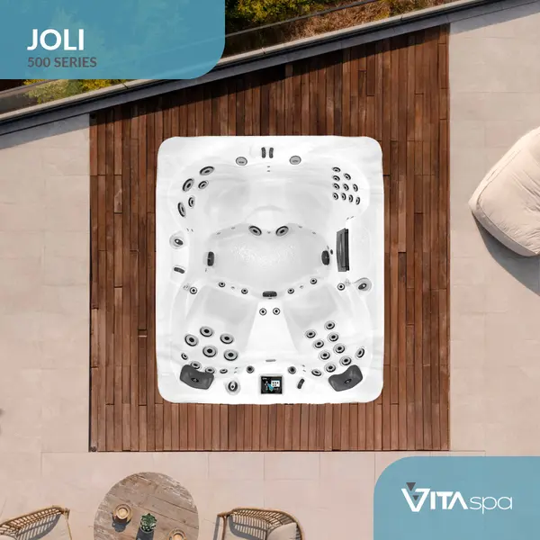 Vita Spa Joli hot tub from above Aquafun Sheffield