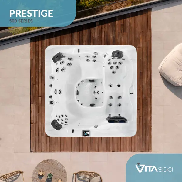 Vita Spa Prestige hot tub from above Aquafun Sheffield