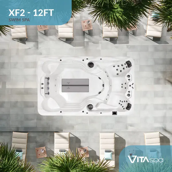 Vita Spa XF2 swim spa from above Aquafun Sheffield