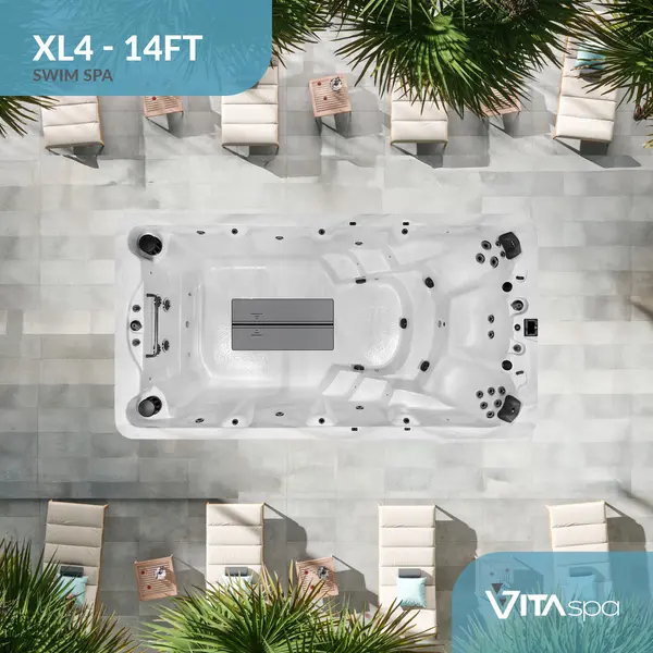 Vita Spa XL4 swim spa from above Aquafun Sheffield